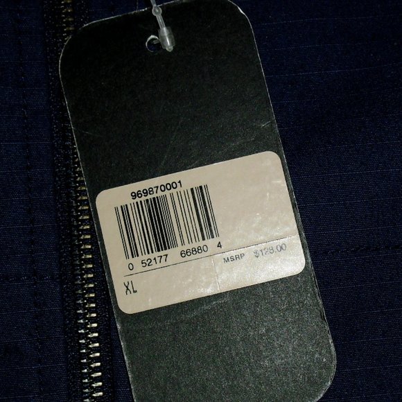 Levis Skateboarding Collection $128 Mens sz. XL Zip Up Blue Vest Jacket New Tags - Picture 4 of 7